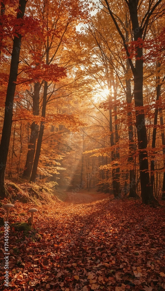 Fototapeta premium autumn in the forest