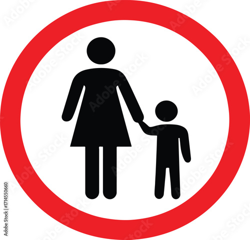 Red Circle Prohibition Symbol