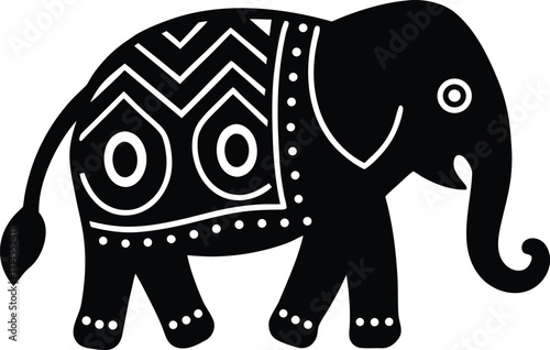 elephant cartoon coloring page