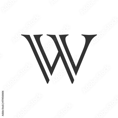 Modern Letter W Logo Design | Stylish Alphabet W Vector Branding
