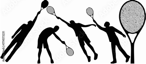 Male Tennis Players.eps