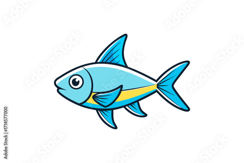 fish on a white background