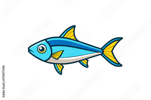 fish on a white background