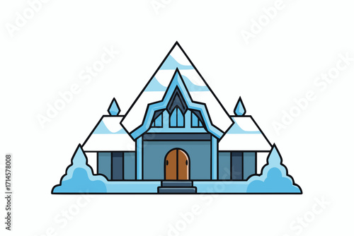 house in the mountains