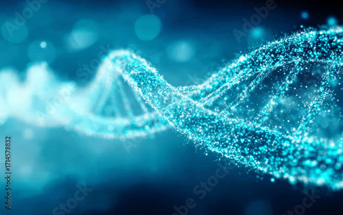 Digital Rendering of a DNA Double Helix Structure