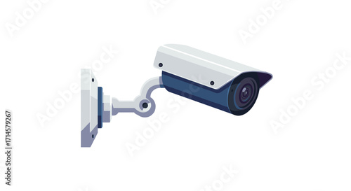 Modern security camera icon on white background