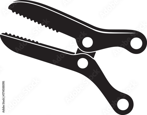 Poultry Shears Vector Illustration for Culinary Arts, Kitchen Tools, and Food Preparation