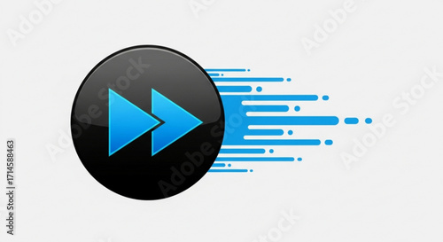 The year 2026 made of wooden blocks on blue background with white space below