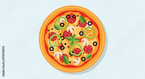 Colorful 3d numbers 2026 on for design and decoration purposes