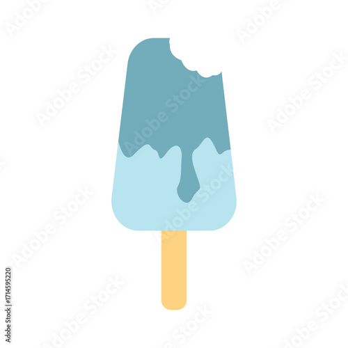 Ice cream vector, sweet ice cream isolated on white background, vector various ice cream icons.