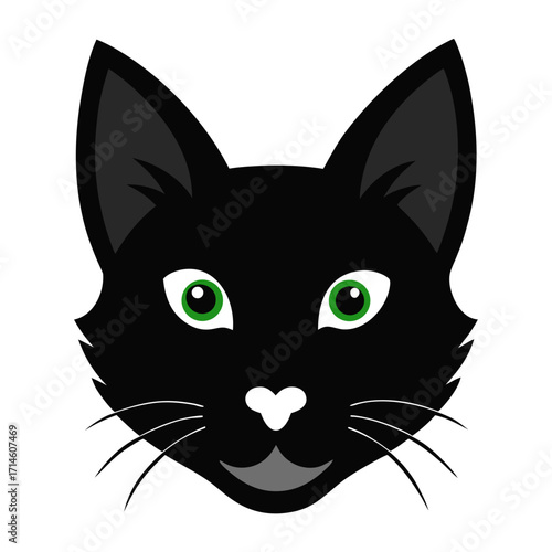 vector illustration of a cat