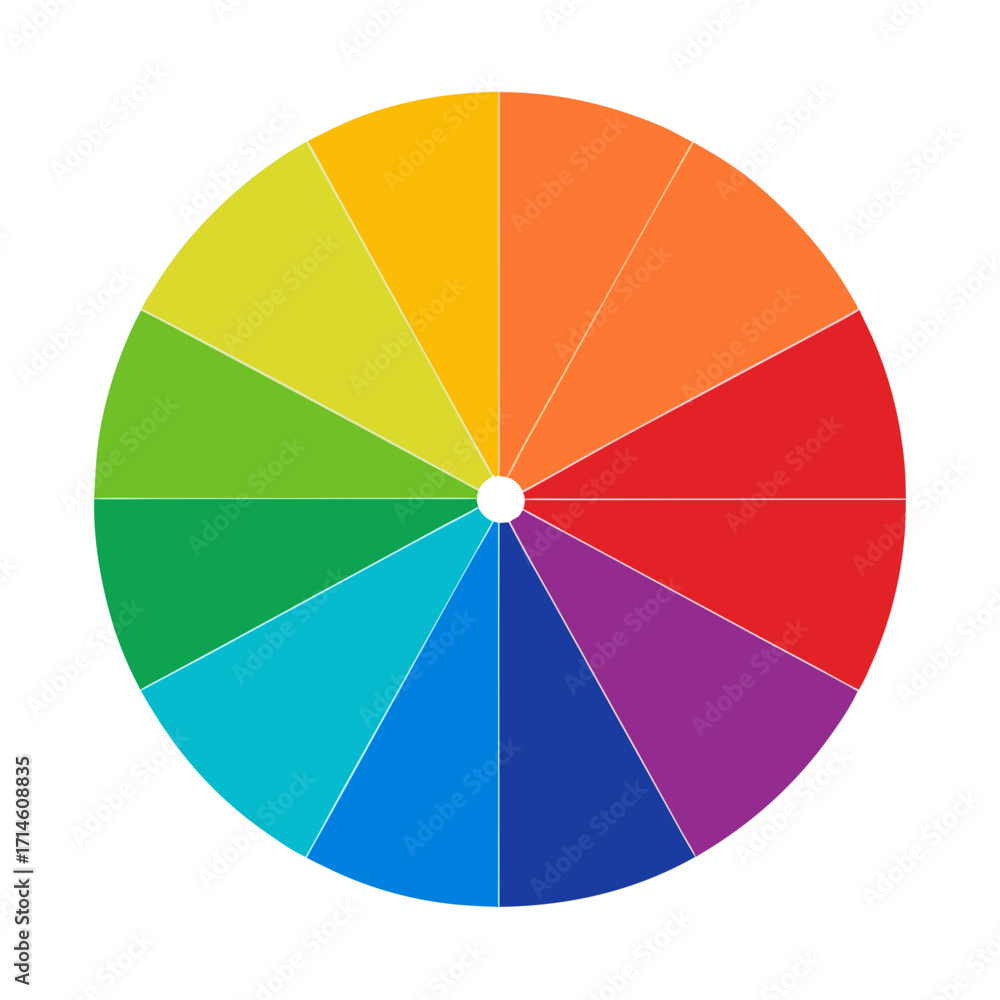 Obraz premium color wheel vector