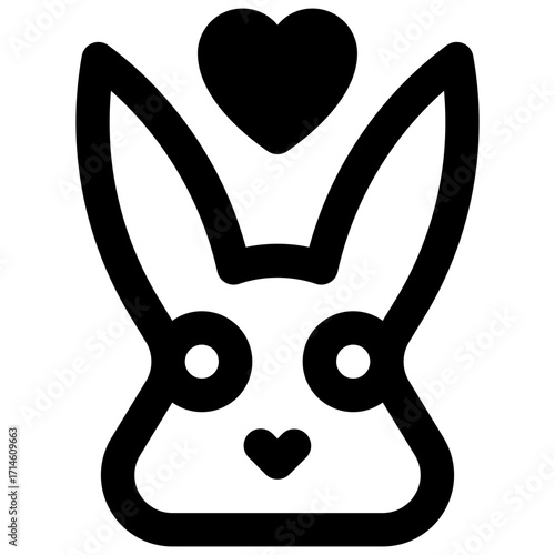 Cruelty-free. Outlined stroke vector icon with black-filled details.