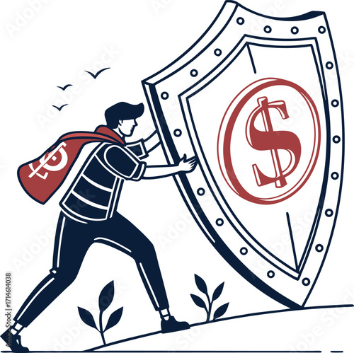 Financial Security Shield, Protecting Your Money