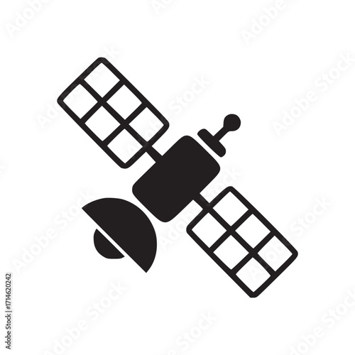 Illustration of a satellite the satellite is an artificial body placed in orbit round the earth or another planet in order to collect information or for communication