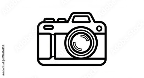 Camera icon photography equipment digital slr lens image photo graphic design studio professional tool device