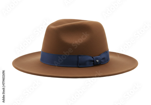 Isolated hat accessory apparel clothing brown casual classic style men's elegant design
