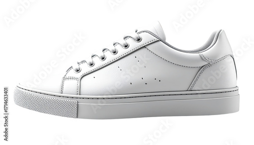 White sneaker side view