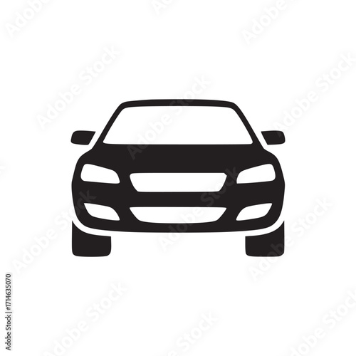 Illustration of a car the car is depicted in a simple, minimalist style, with clean lines and a focus on basic shapes the overall impression is one of simplicity and clarity