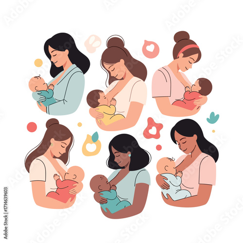 Celebrating Breastfeeding Awareness Week Mothers Nourishing Babies with Love
