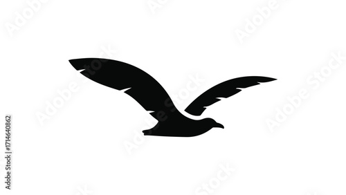 Print"Flying Birds Silhouette | Flock of Birds Camms Vector | Wildlife Nature Clipart"