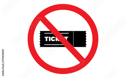 No tickets icons, No tickets Vector Art, No tickets Vector SVG Icon, no tickets