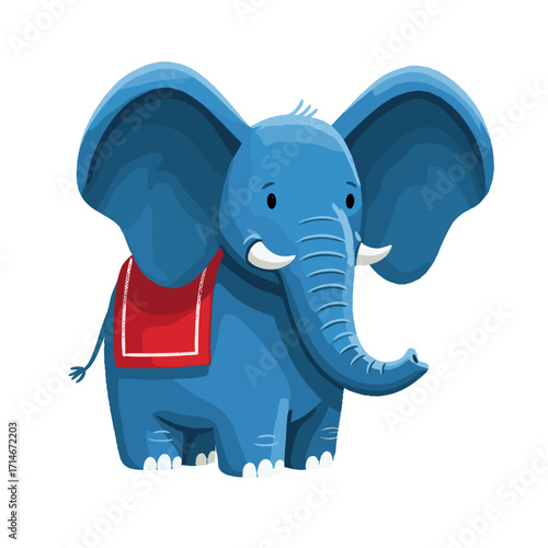 blue elephant, cute elephant, cartoon elephant, whimsical elephant, baby elephant, floppy ears elephant, adorable elephant, kawaii elephant, little elephant, funny elephant, playful elephant, exotic a
