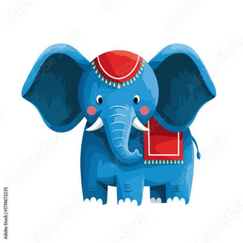 blue elephant, cute elephant, cartoon elephant, whimsical elephant, baby elephant, floppy ears elephant, adorable elephant, kawaii elephant, little elephant, funny elephant, playful elephant, exotic a