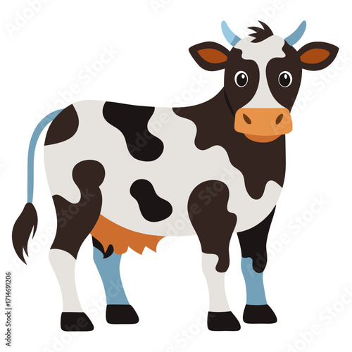 funny cow cartoon
