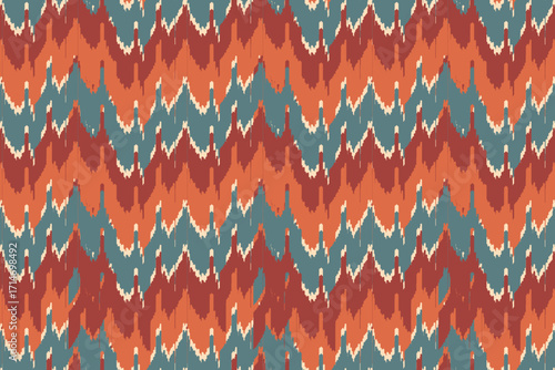 ikat pattern. Uzbekistan ikat abstract ethnic design. abstract background for textile design, wallpaper, textile, art, clothing, wrapping paper, Uzbek style, Uzbek fabric
