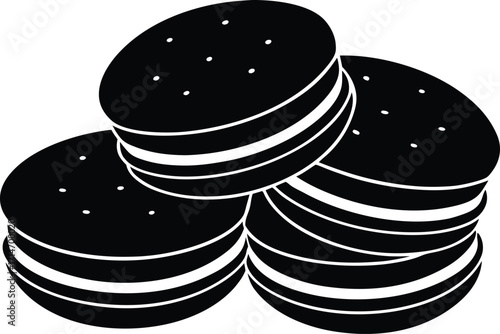 black caviar on a white background