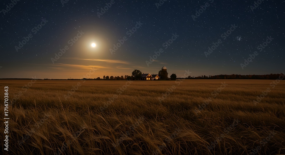 Fototapeta premium Realistic Moon Photography Collection – Stunning Lunar Phases and Landscapes