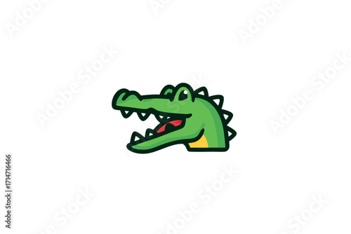 crocodile with a big smile