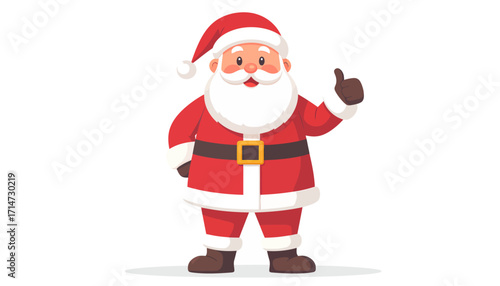 santa claus isolated on white background