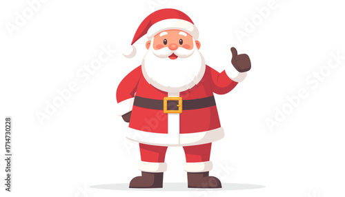 santa claus isolated on white background