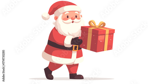 santa claus with gifts