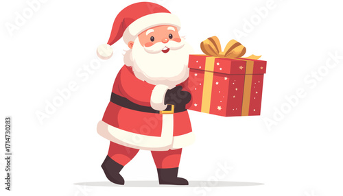 santa claus with gifts