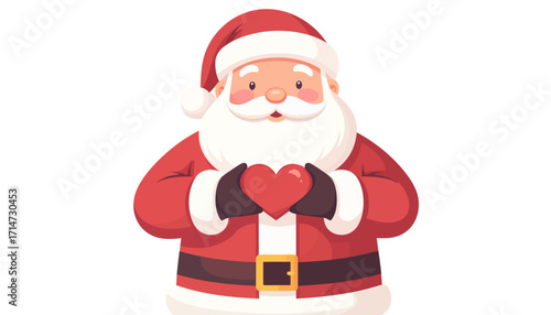 santa claus isolated on white background