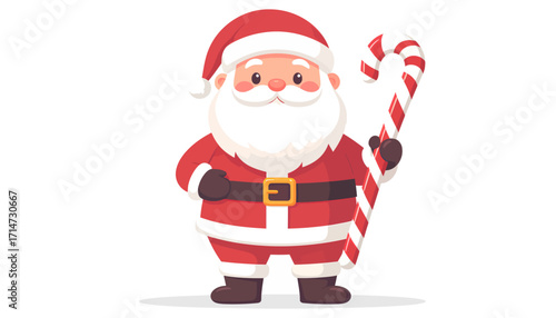 santa claus isolated on white background