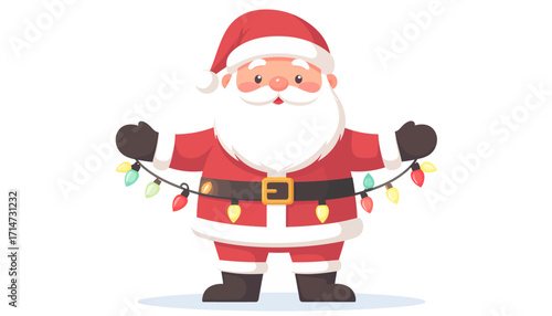 santa claus with a bag