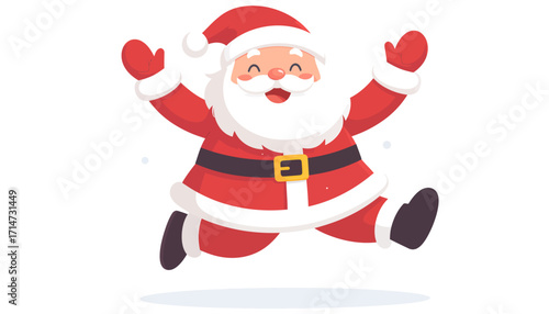 santa claus isolated on white background