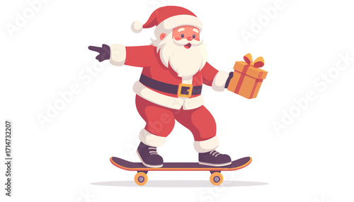 santa claus with gifts