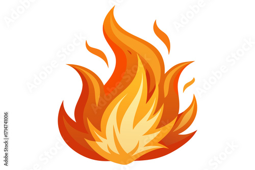 fire flames vector