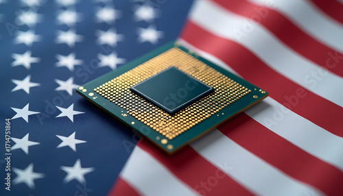 CPU on American Flag