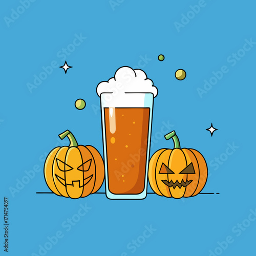 Halloween beer. autumn beer