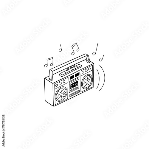 Dancing Boombox Tunes