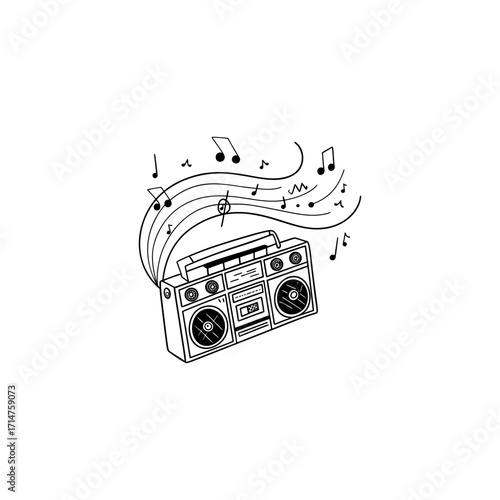 Dancing Boombox Tunes