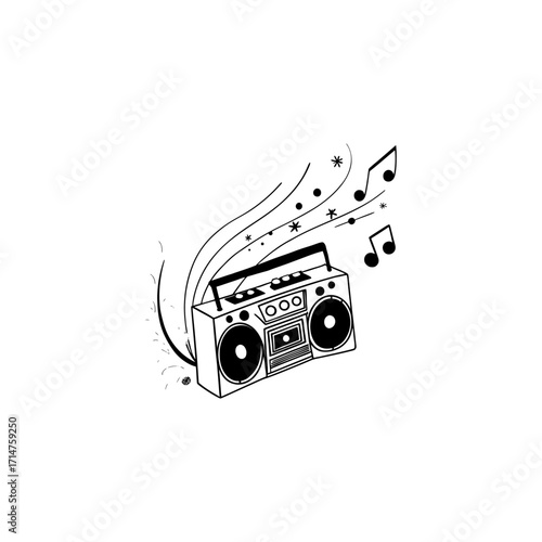 Dancing Boombox Tunes