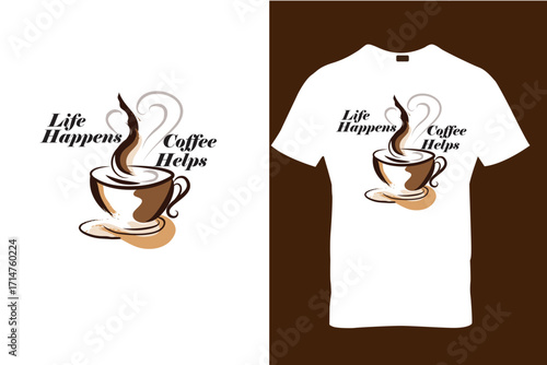  T shirt Coffee Design 