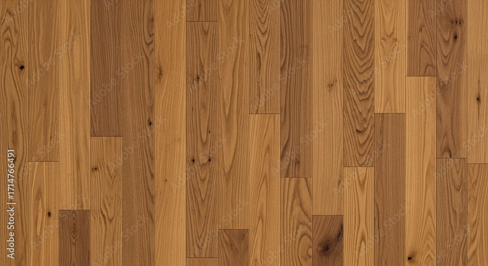 Fototapeta premium Striped Modern Wooden Flooring Closup